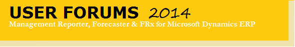 Forecaster, FRx, Management Reporter 2014