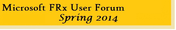 2014 Microsoft FRx Forum Spring