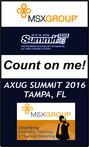 2016 AXUG Summit Count Me In